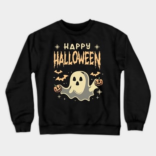 Happy Halloween Ghost Spirit Crewneck Sweatshirt